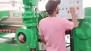 I am installation rubber mixer mil machine