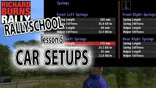 RBR Rallyschool - Pt5 Quick guide how to make CAR SETUPS