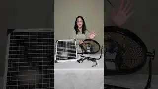 Solar Powered Fan wuth USB Output for Shed, Camping, Home, & Emergencies #ad