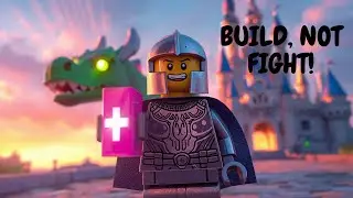The Brave LEGO Knight and the Green Dragon  | A Magical LEGO Story