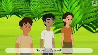 Poaching Rhinos in Kaziranga | Rhymes & Stories | School Education #cartoon