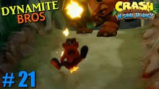 Crash Bandicoot 3 Warped: Dino Debate - PART 21 - Dynamite Bros