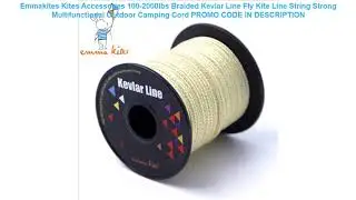 Cheap Emmakites Kites Accessories 100-2000lbs Braided Kevlar Line Fly Kite Line String Strong Multi