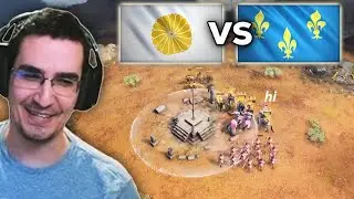 When Samurai Meet French Knights in AOE4...