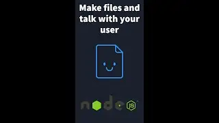 Create a file NodeJS #Shorts
