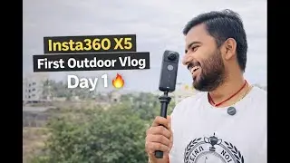Insta360 X5 Camera Testing 🔥 | 360° Ride & Outdoor Shots | Day 1