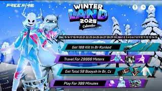 Winterland 2025 Event Calender 🇮🇳🔥| Winterland Event Free Rewards Free Fire | Infinix Gt 30 5G+