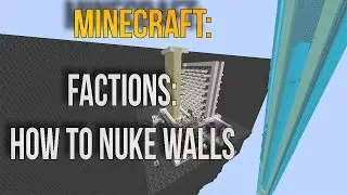 How To Nuke a Wall - TNT Cannons - Minecraft