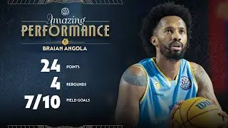 Braian Angola (24 PTS) | Player Highlights | SPAR v DGC | #BasketballCL 2025-26