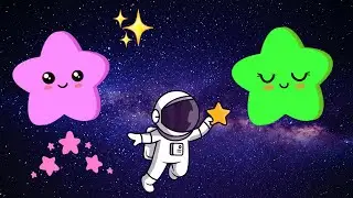 🌟 Little Stars Drift to Sleep 🌙 Sweet Sing Along Nursery Rhyme for Kids | Calm Night Music