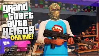 GTA 5 Heist Online Gameplay! (GTA 5 ONLINE HEIST DLC UPDATE GAMEPLAY)