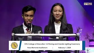 CPU College of Education 1st Pinning and Candle Lighting Ceremony