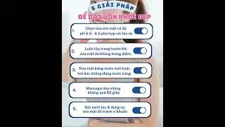 GIẢI PH&Aacute;P CHO L&Agrave;N DA CHUẨN ĐẸP #ChamSocDa #SaiLamSkincare #LamSachDaDungCach #ReOrganic