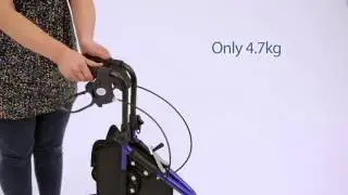 EliteCare Ultra Lightweight Tri Walker / 3 Wheeled Rollator - Fenetic Wellbeing
