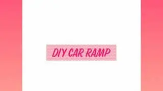 DIY car ramp l Baby activities at home l Toddler play ideas