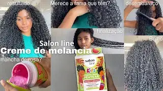 testando o creme de melancia kids da salon line | vale a pena ?