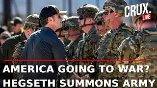 LIVE | Pentagon Chief Pete Hegseth Calls Urgent Meeting With Hundreds Of Generals, Admirals | Trump