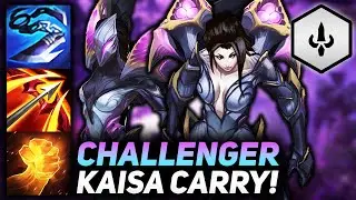 NEW SET 6 KAISA CARRY WITH 4 CHALLENGER ATK SPD BUFF!! | Teamfight Tactics SET 6 PBE