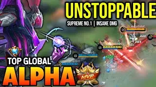 ALPHA BEST BUILD 2023 | TOP GLOBAL ALPHA GAMEPLAY | MOBILE LEGENDS✓