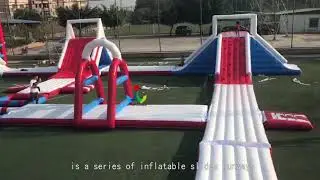 Joy Inflatable Aqua Water Park For Sale Kids Outdoor Inflatable Floating Water Park