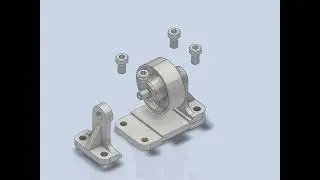 Autodesk Inventor Professional | Belt Roller Assembly Basic Animation