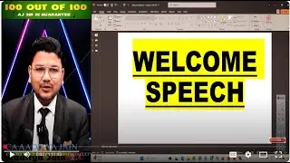 Welcome Speech 🎤 | CA Final AFM Instant Success Batch | CA Aditya Jain | Best AFM (SFM) Class