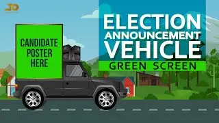 Election Announcement Vehicle | Green Screen | അനൗൺസ്&zwnj;മെന്റ് വണ്ടിയുടെ വീഡിയോ