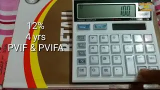 PVIF and PVIFA quick calculation by calculator