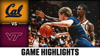 Cal vs. Virginia Tech Game Highlights | 2025-26 ACC Men's Basketball