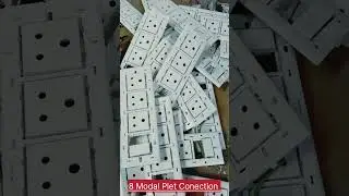 8 MODAL PLET CONECTION 1 SWITCH 3 SOCKET KA CONECTION #easyswitch #switchboard