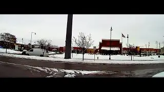 The first snow of December 2025 in Grove City Ohio.