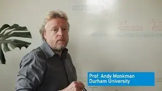 Prof. Andy Monkman explaining thermally activated delayed fluorescence (TADF)