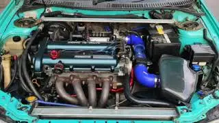 BP-ZE with with Supercharger in Mazda Lantis. This name is &ldquo;Green&rdquo; modify by F Mona-liza
