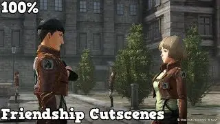 Attack on Titan 2 - Marlo & Hitch 100% Friendship Cutscenes (Xbox One)