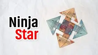 How to Make Money Arrow Ninja Star with Currency Note