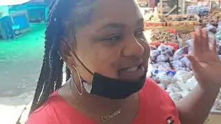 Early morning Shopping in Lucea Town