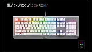 RAZER BLACKWIDOW X CHROMA MERCURY EDITION