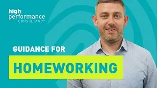 Toolbox Talks - Homeworking
