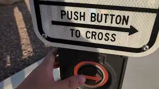 *FLASHBACK VIDEO #7* My Crosswalk Button Experience At Moore Road With Polara EN2s, OV, AZ