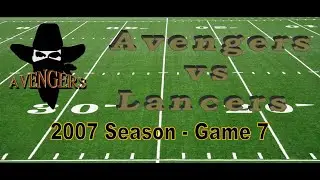 Gilbert Pop Warner Avengers 2007 Season - Game 7