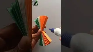Republic Day Craft Idea #shorts #papercraft #shortsvideo