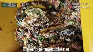 Organic Waste Shredder / Food Waste Shredder / Vegetable Waste Shredder