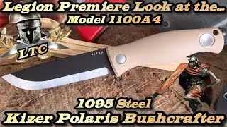 Legion Premiere Look at the Polaris Bushcraft Knife in 1095 Steel model number 1100A4