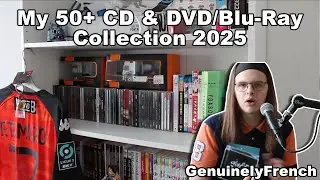 My 50+ CD & DVD/Blu-Ray Collection Showcase 2025 | GenuinelyFrench