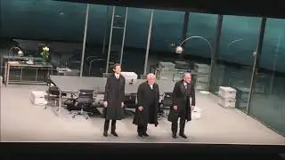 Curtain Call in The Lehman trilogy with Ben Miles, Simon Russell Beale, Adam Godley 4.1.19