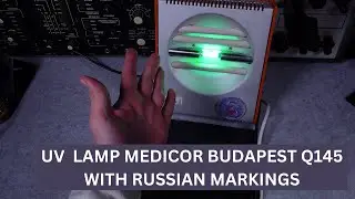 Medicor Budapest Q-145 vintage  HungaryUV tanning lamp with russian markings