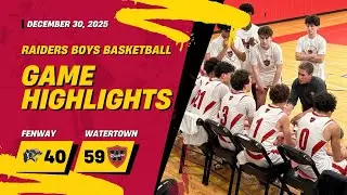 Boys Basketball Highlights | Watertown Vs. Fenway | December 30, 2025