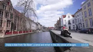 Beautiful Bruges: Take a stroll at De Dijver and enjoy your daily break