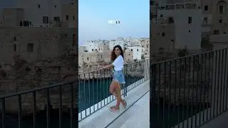 Unique town in South of Italy 🇮🇹📍Polignano a Mare Puglia #italy #polignanoamare #puglia