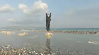 Mindful movements by the sea of Crete